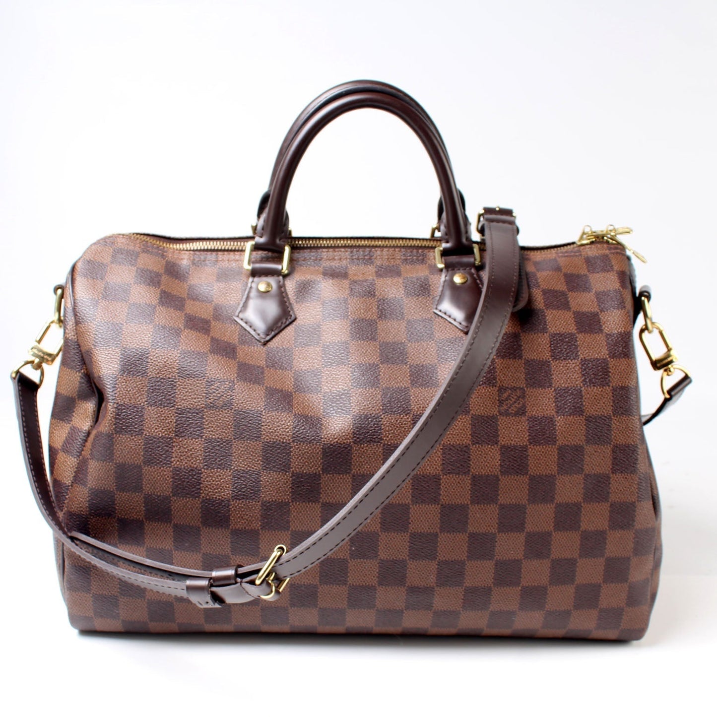 Louis Vuitton Speedy 35 Bandouliere Damier Ebene