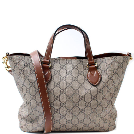 Gucci 473887 GG Supreme Small Tote Bag