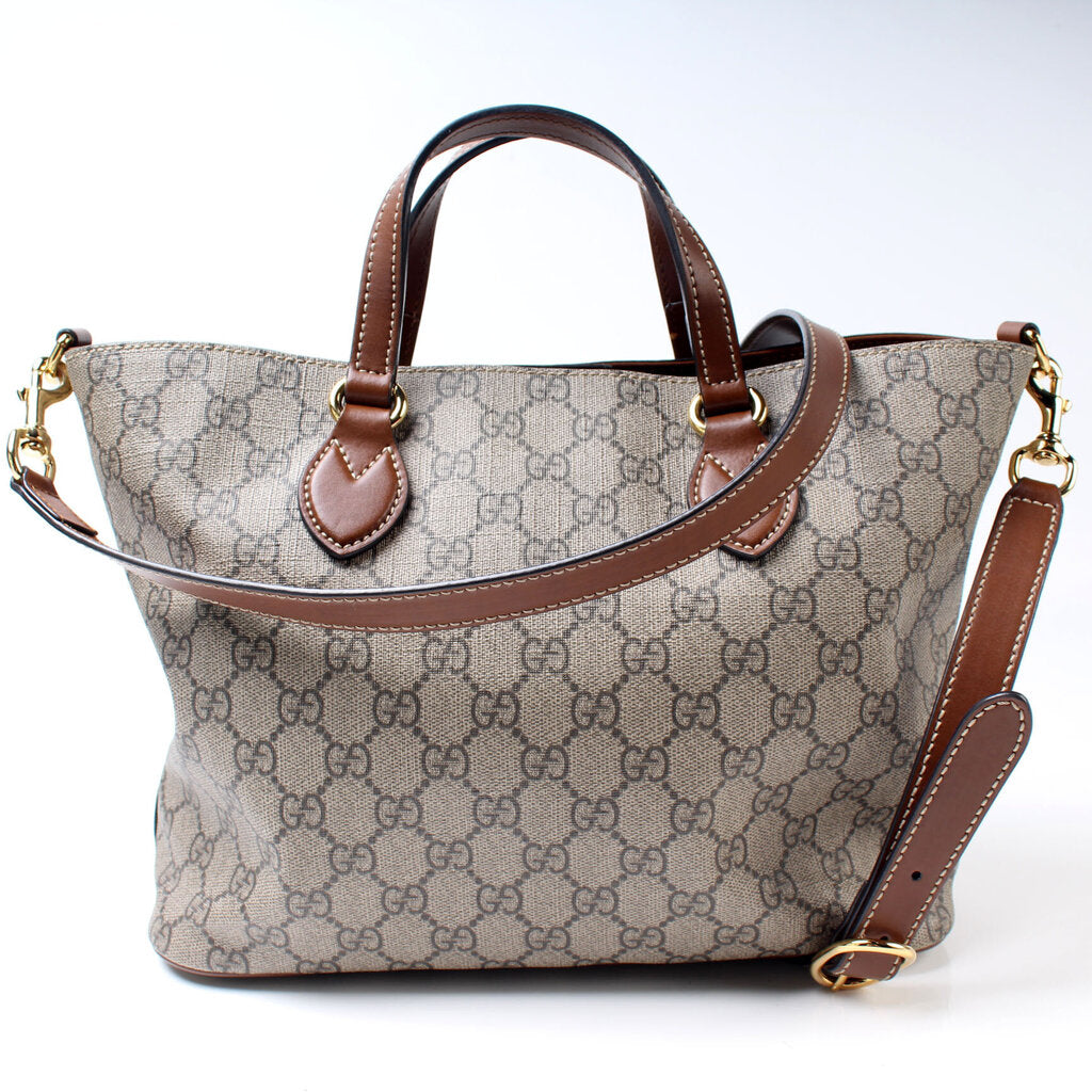 Gucci 473887 GG Supreme Small Tote Bag