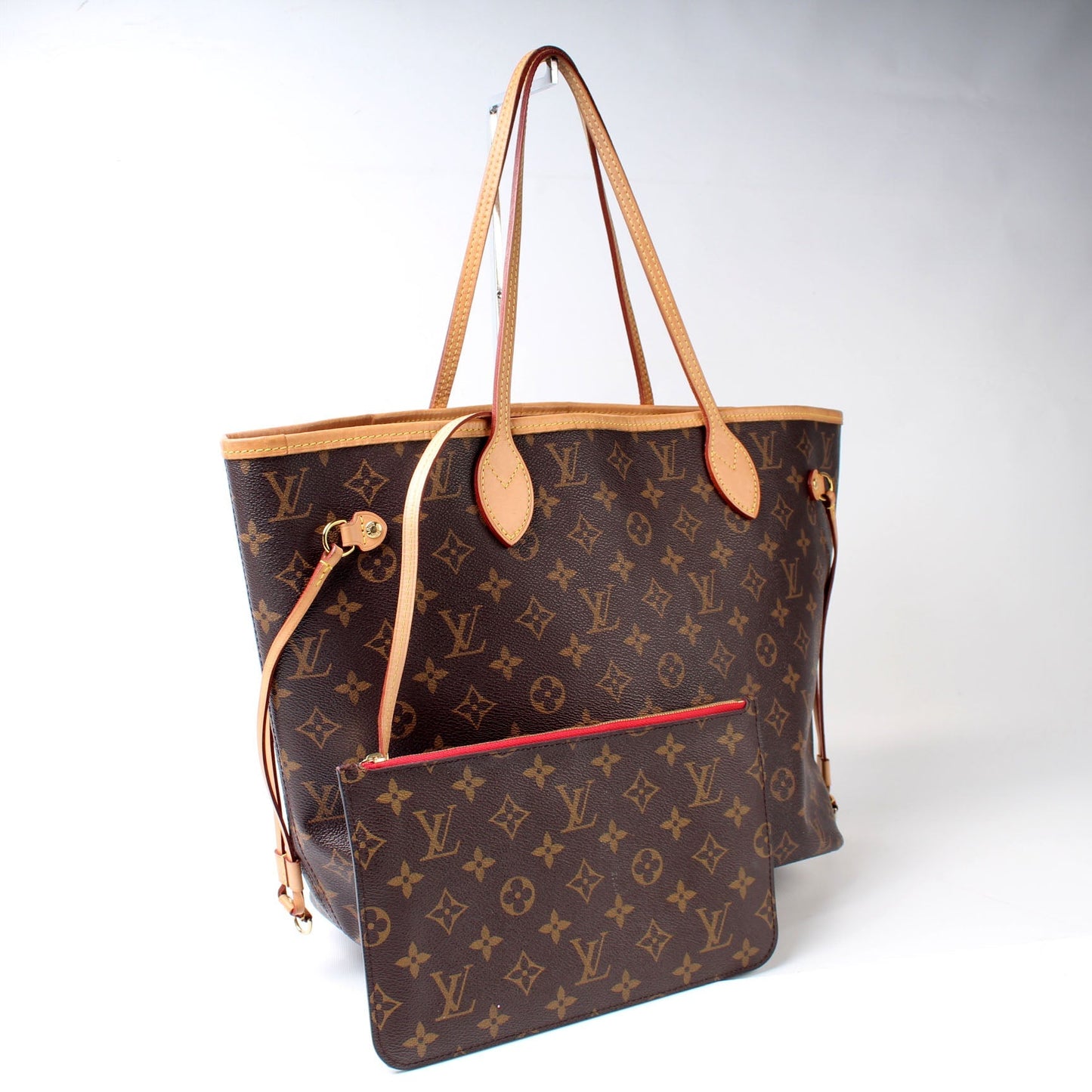 Louis Vuitton Neverfull MM W/Wallet Monogram