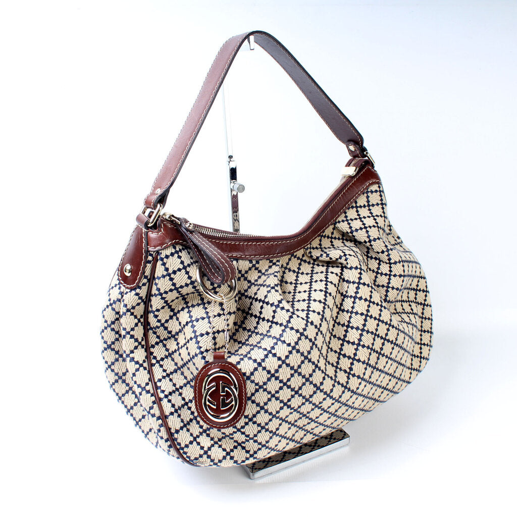 Gucci 232955 Sukey Hobo Diamante Bag