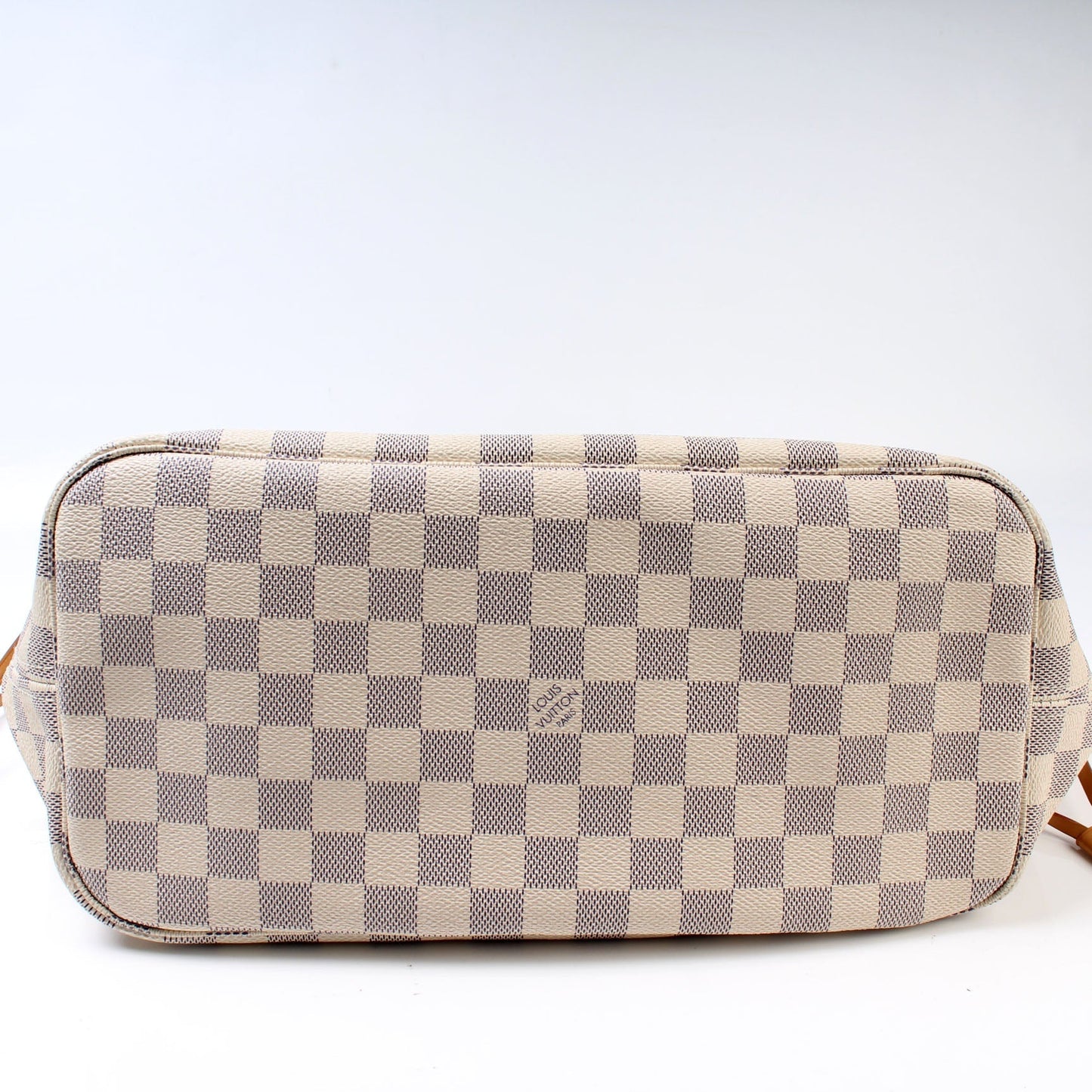 Louis Vuitton Neverfull MM W/ Pochette Damier Azur