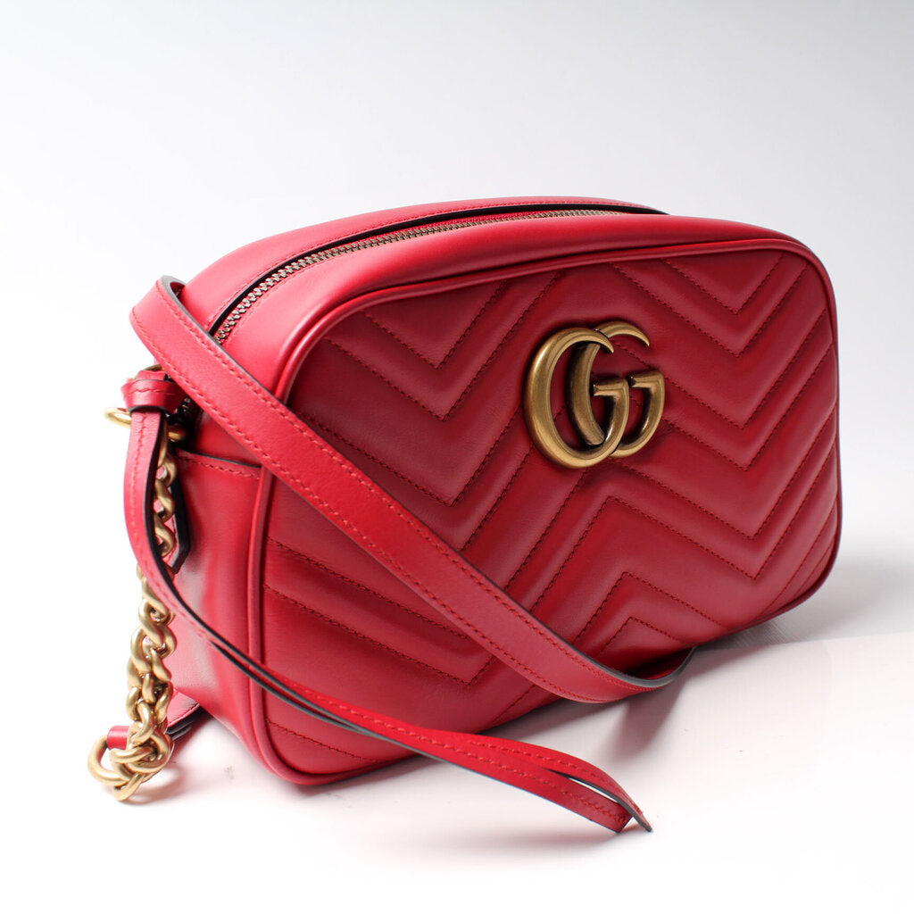 Gucci 447632 Marmont Small Leather Camera Bag