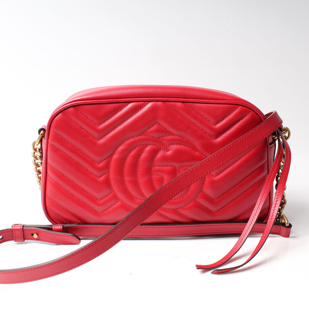 Gucci 447632 Marmont Small Leather Camera Bag