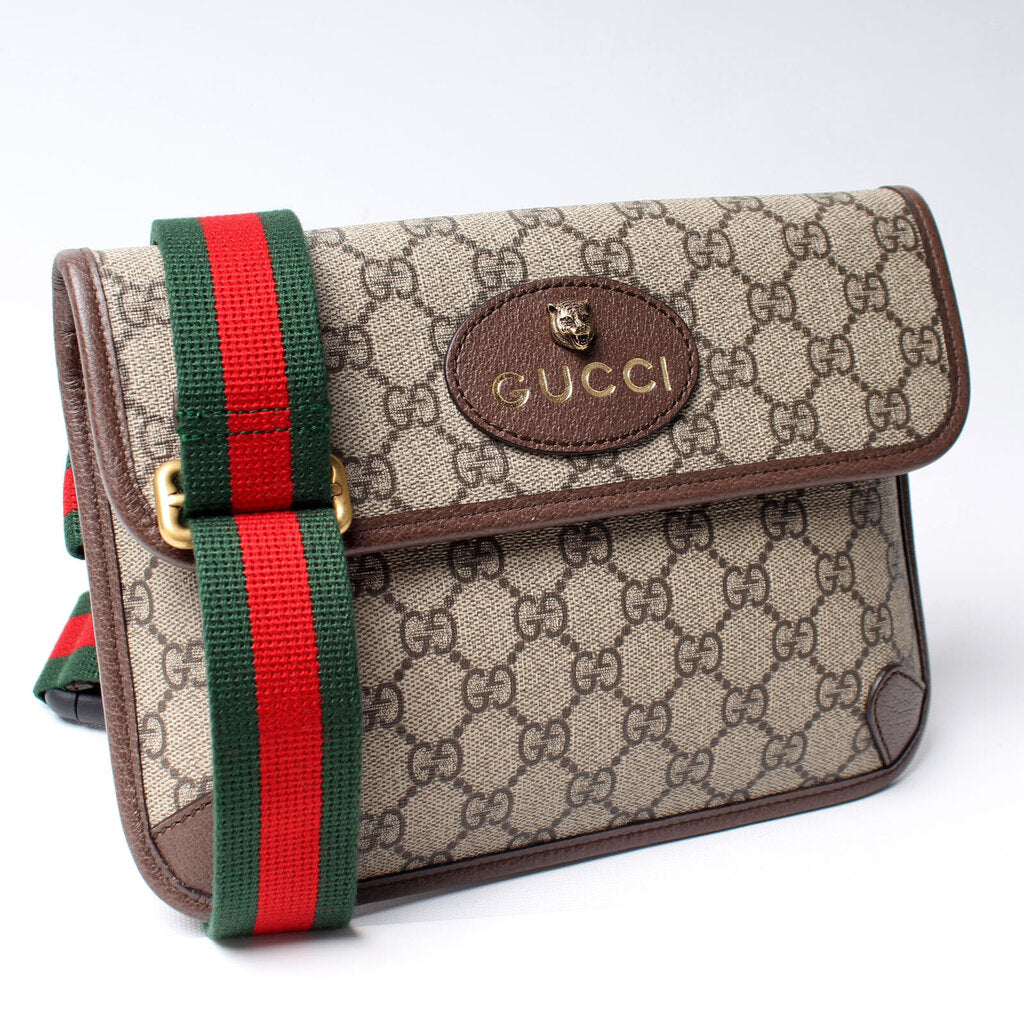 Gucci 493930 GG Supreme Neo Web Belt Bag