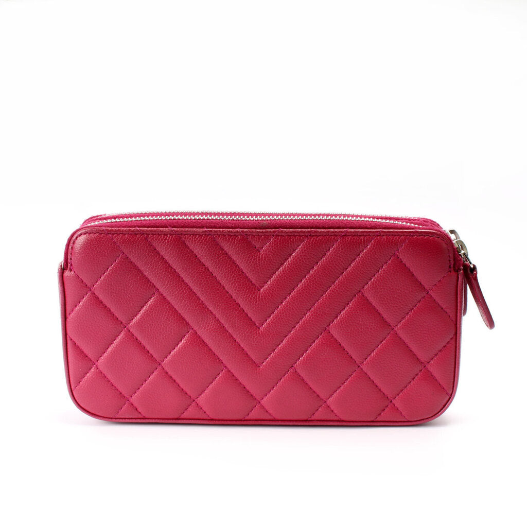Chanel WOC CC Double Zip Bag