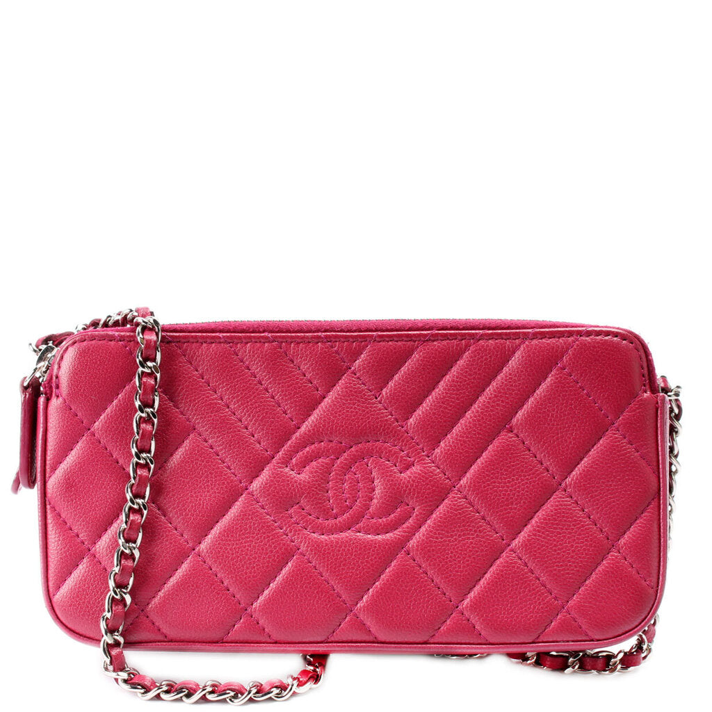Chanel WOC CC Double Zip Bag