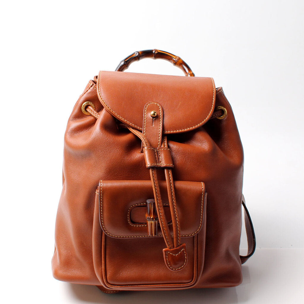 Gucci 003.2058.0030 Bamboo Mini Backpack Bag