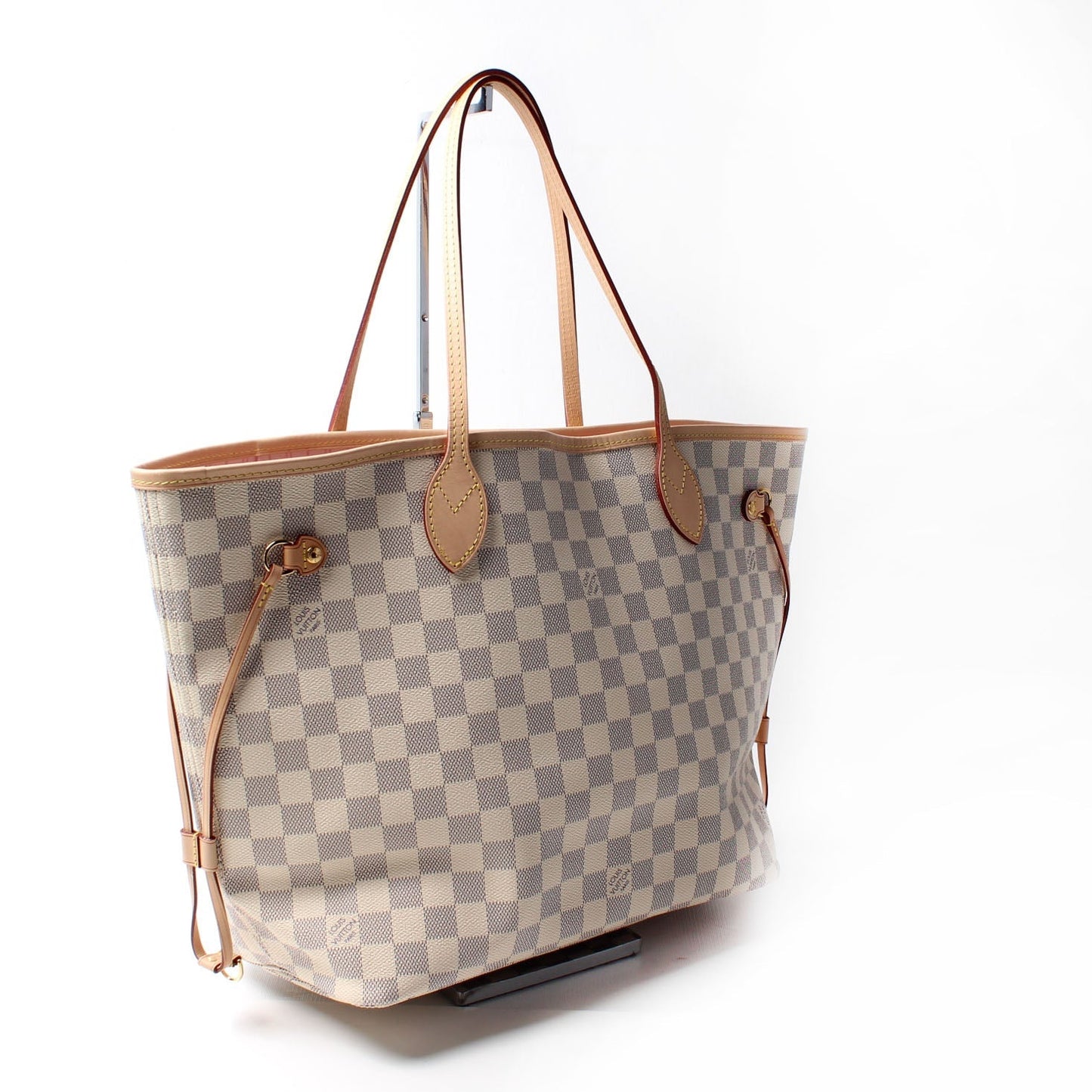 Louis Vuitton Neverfull MM W/ Wallet Damier Azur