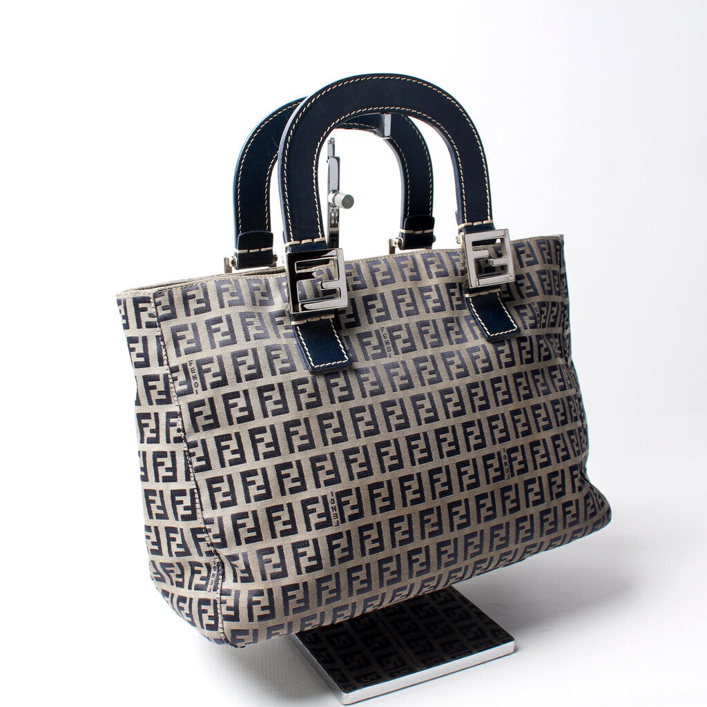Fendi Zucchino Top Handle Bag