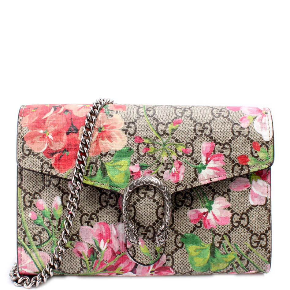 Gucci 401231 Dionysus Blooms Mini Wallet Bag