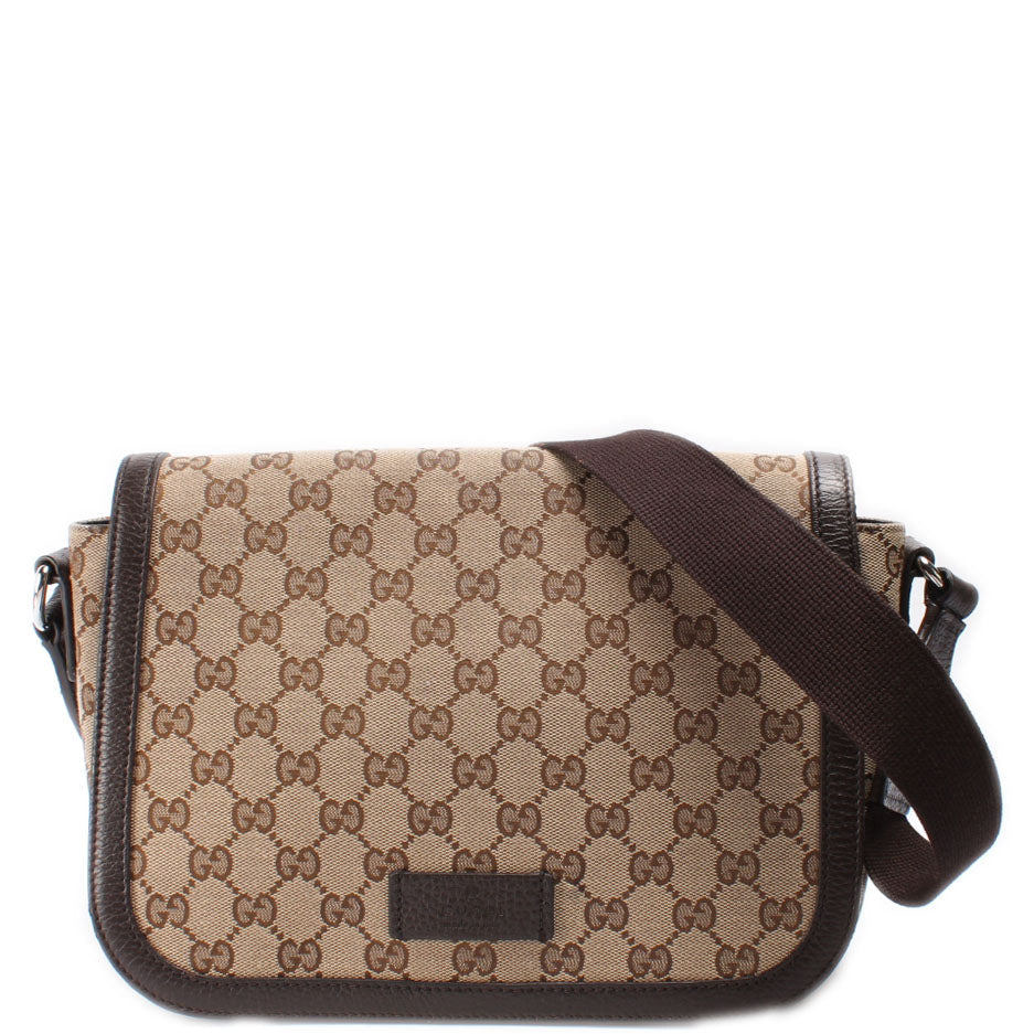 Gucci 449172 GG Canvas Messenger Bag