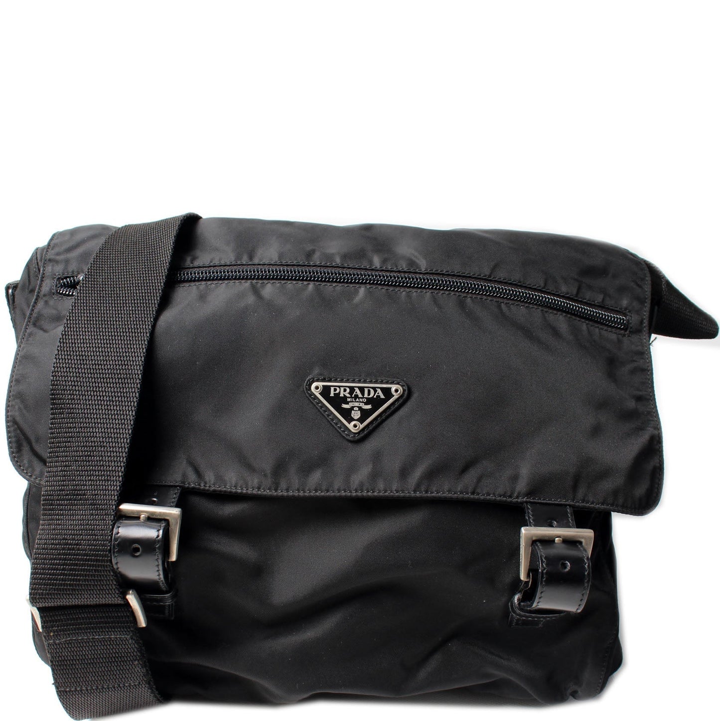 Prada Tessuto Nylon Messenger Bag