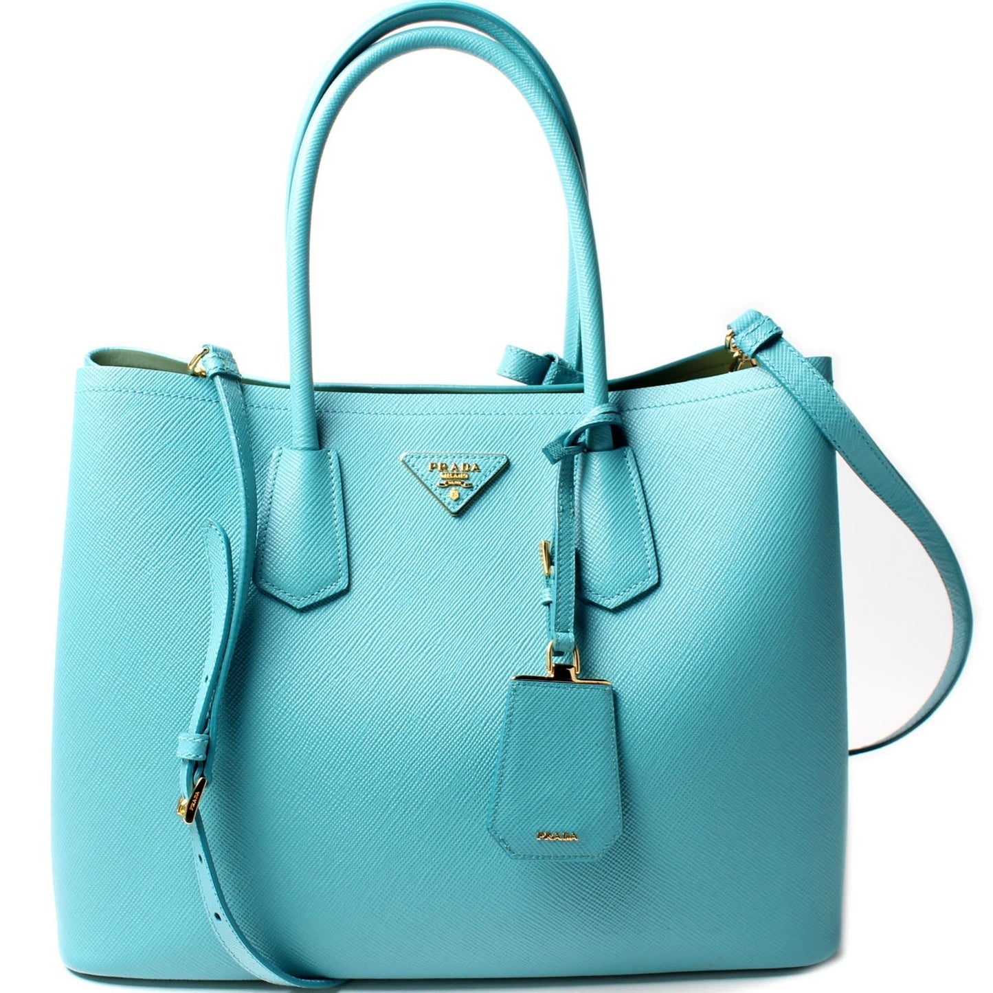 Prada Saffiano Cuir Double Large Bag