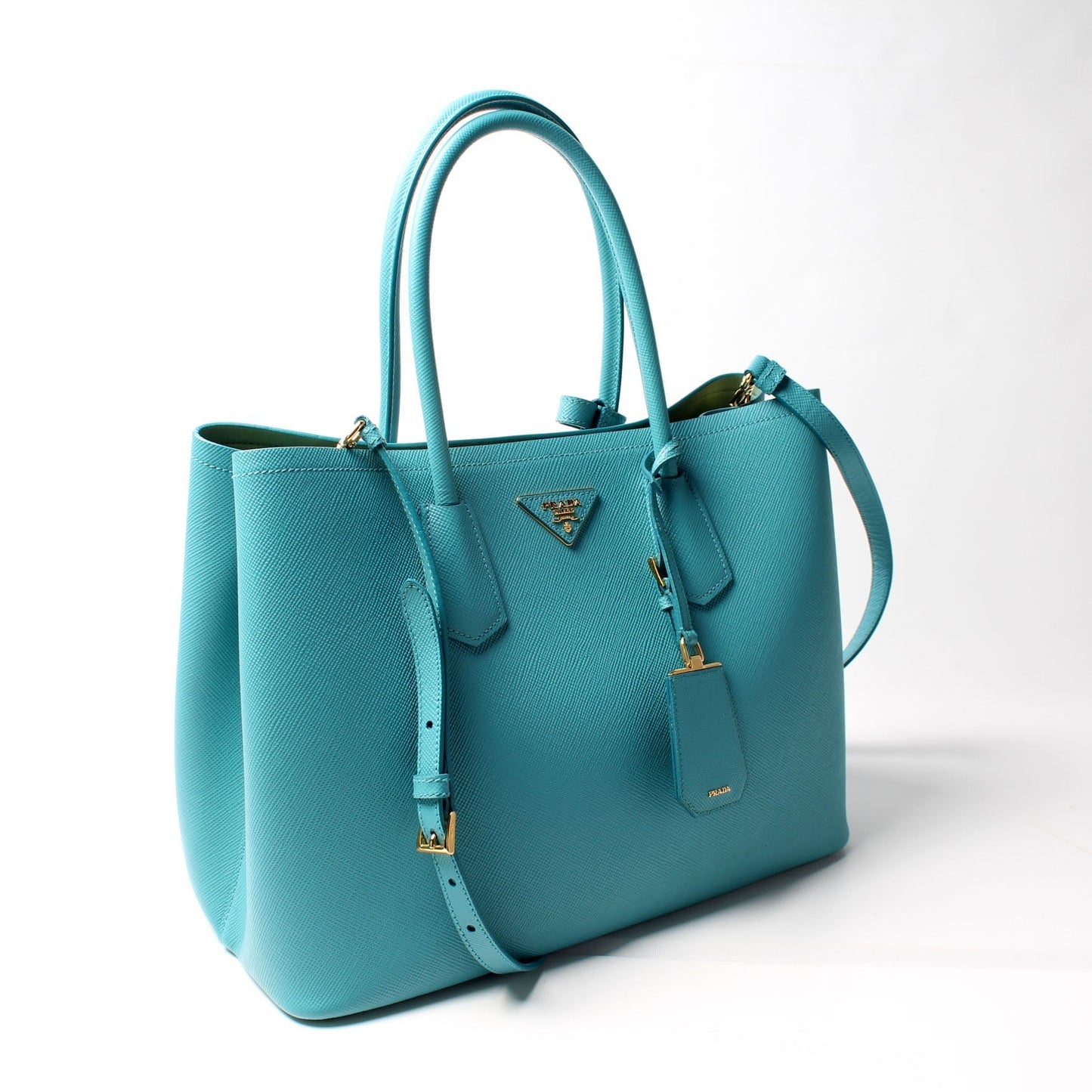 Prada Saffiano Cuir Double Large Bag