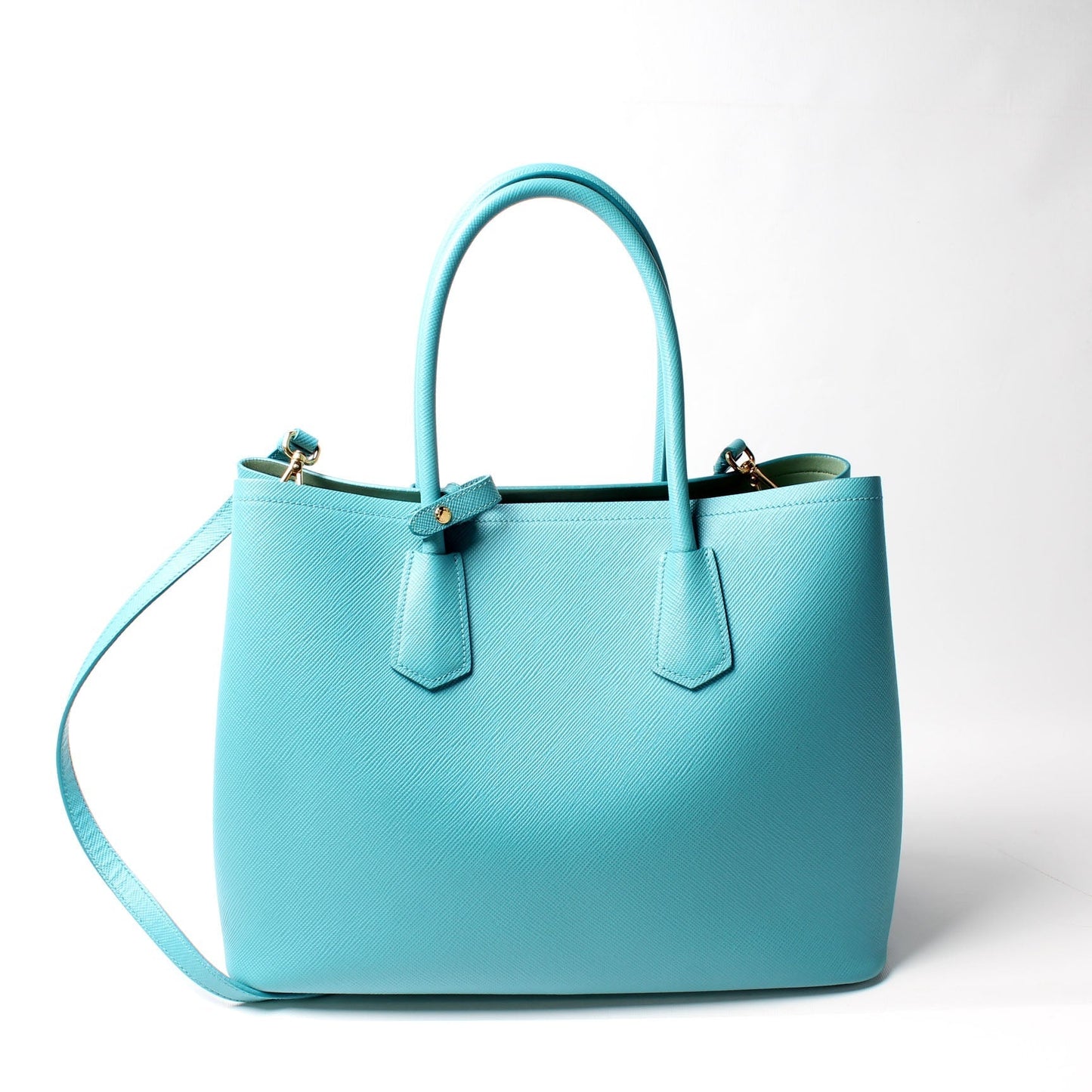 Prada Saffiano Cuir Double Large Bag