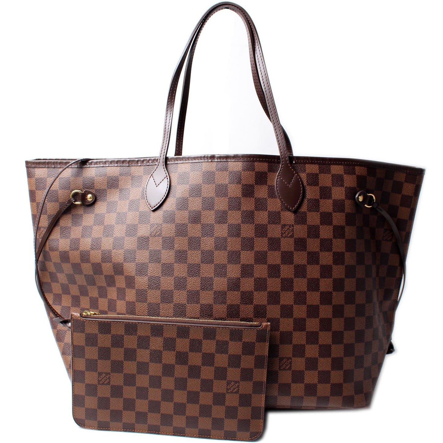 Louis Vuitton Neverfull GM W/ Wallet Damier Ebene