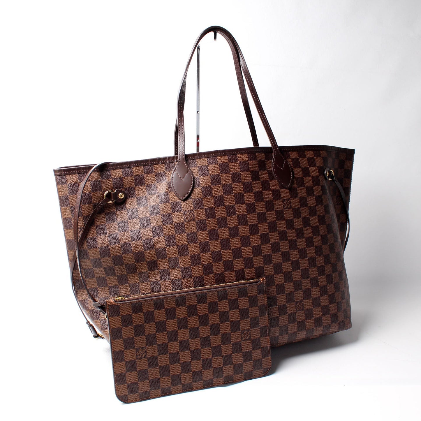 Louis Vuitton Neverfull GM W/ Wallet Damier Ebene