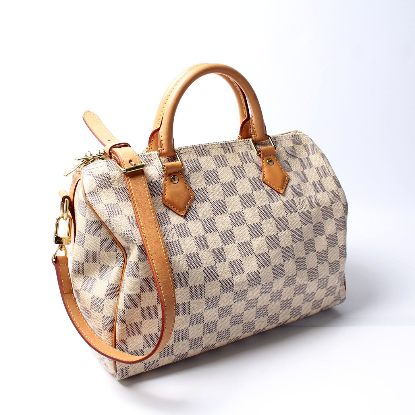 Louis Vuitton Speedy 30 Bandouliere Damier Azur