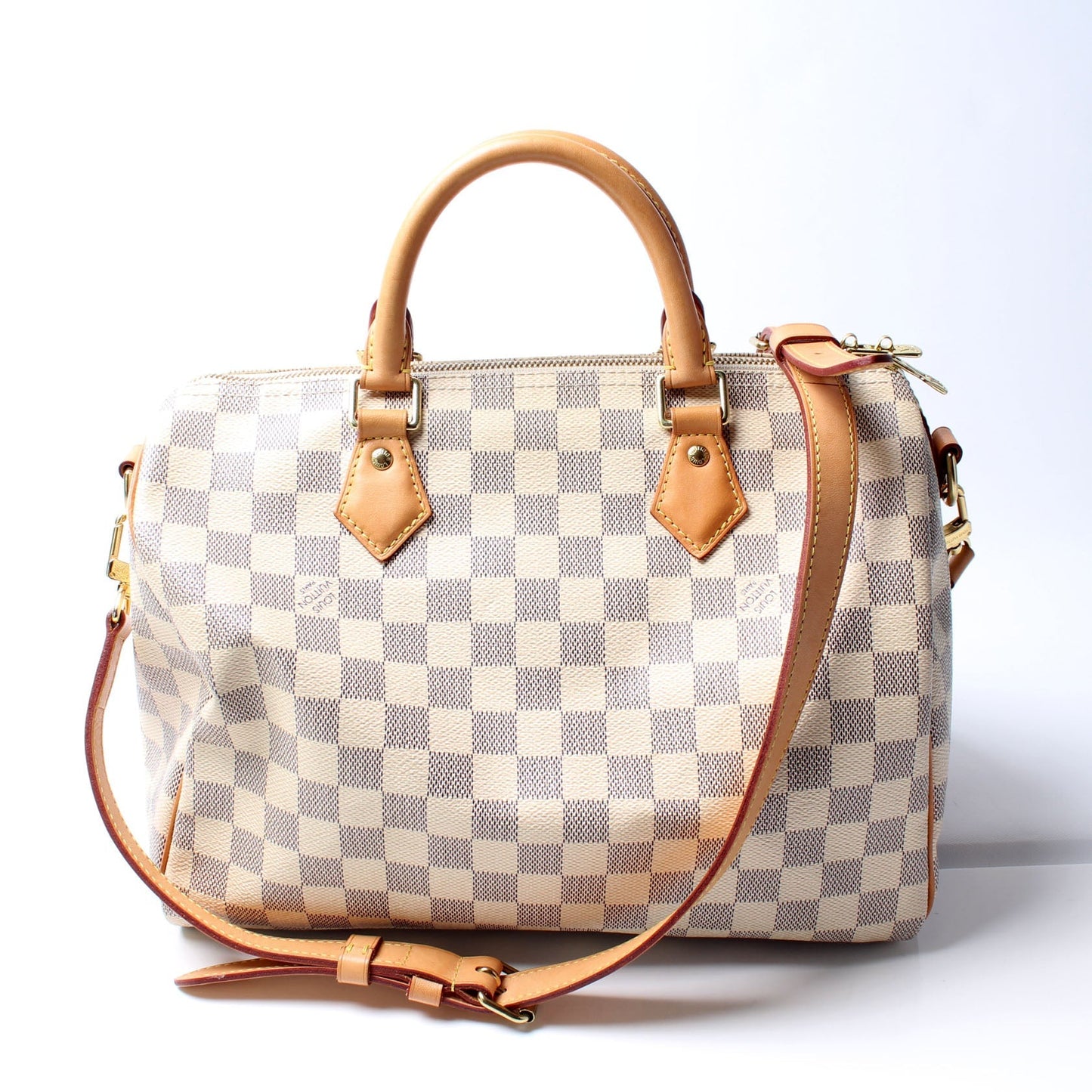 Louis Vuitton Speedy 30 Bandouliere Damier Azur
