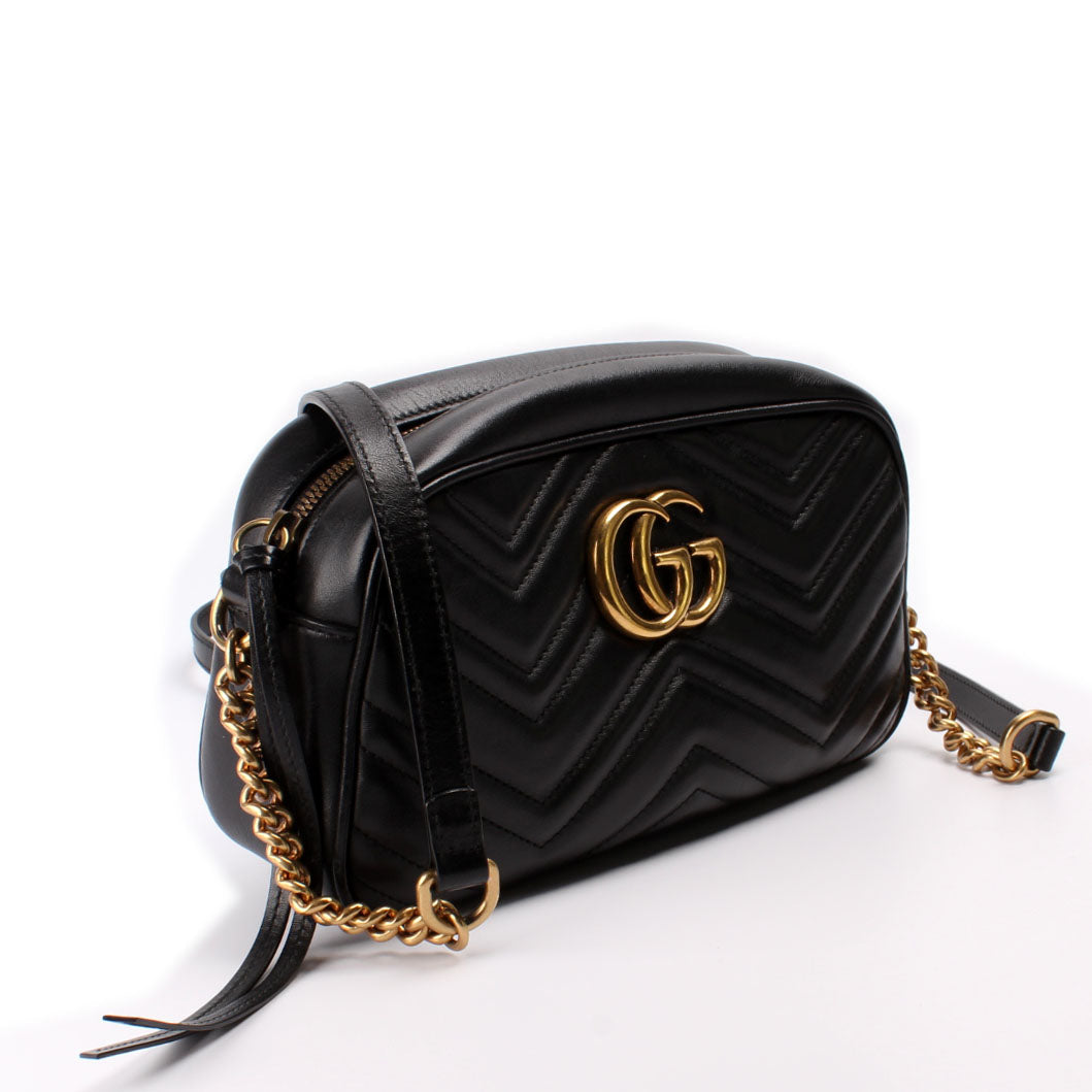 Gucci 447632 Marmont Small Leather Camera Bag