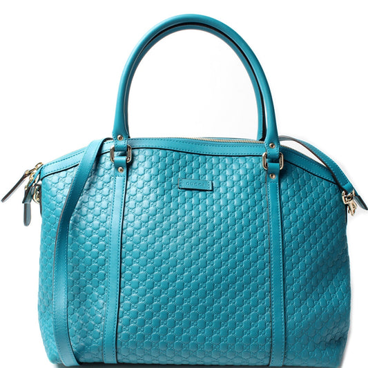 Gucci Leather Top Handle Tote