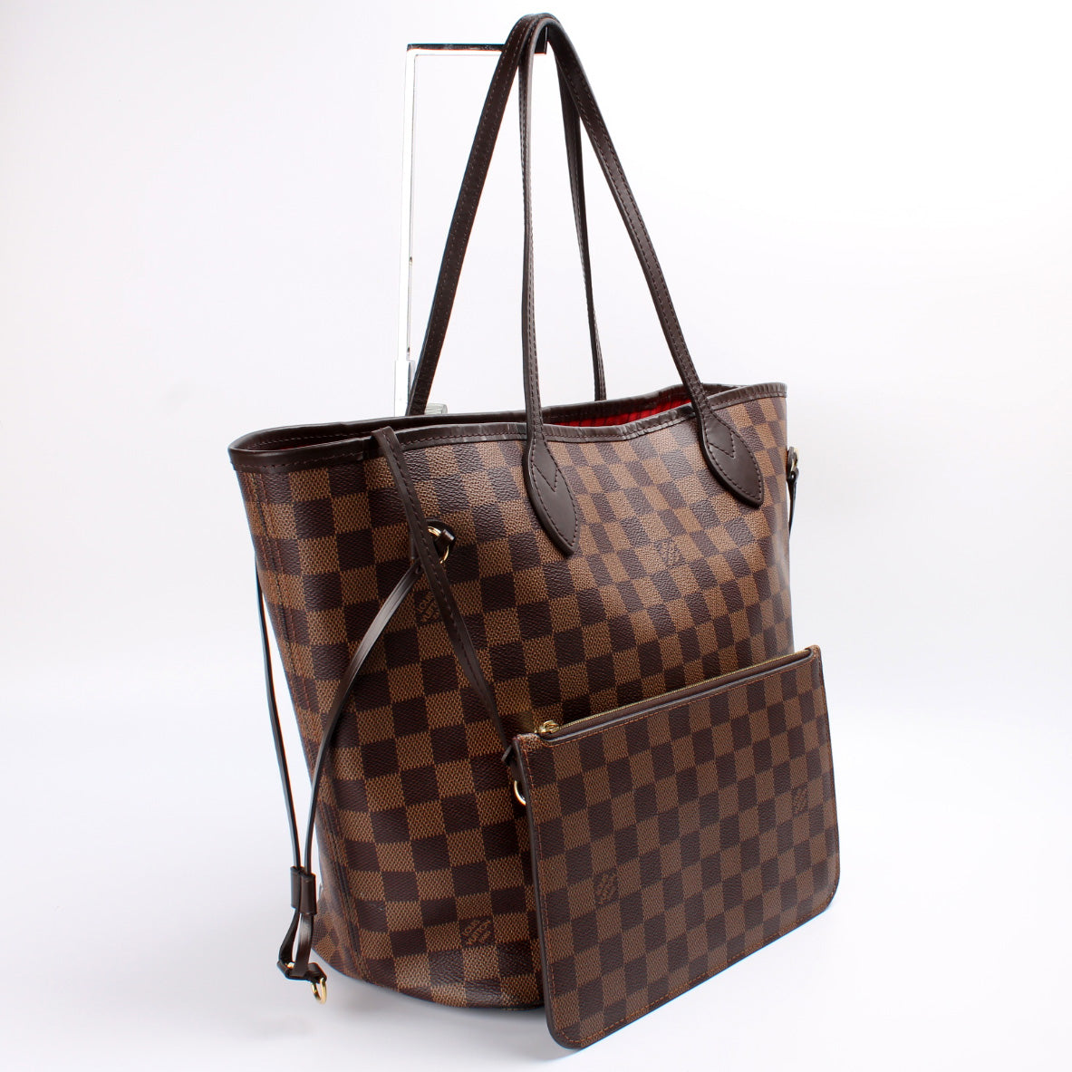 Louis Vuitton Neverfull MM W/ Wallet Damier Ebene