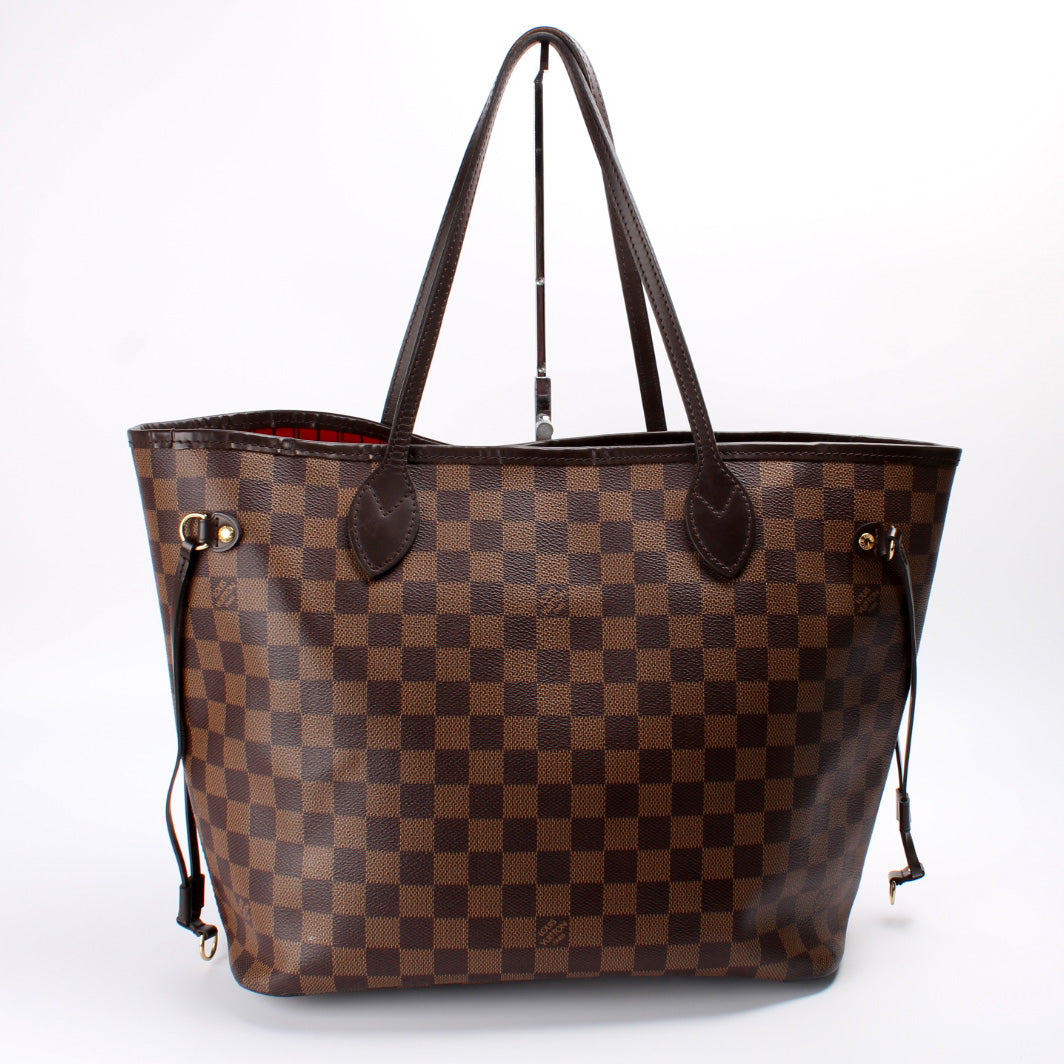 Louis Vuitton Neverfull MM W/ Wallet Damier Ebene