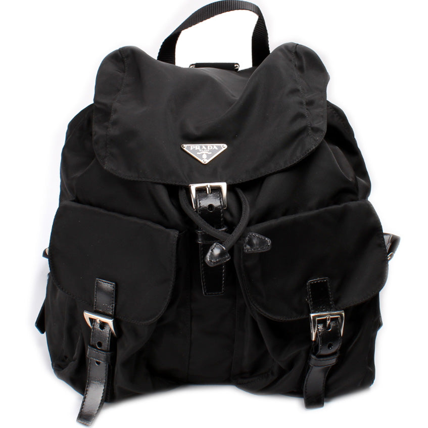 Prada Vintage Nylon Backpack Large Bag