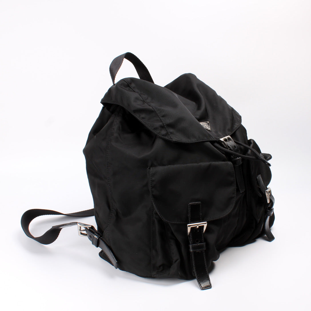 Prada Vintage Nylon Backpack Large Bag