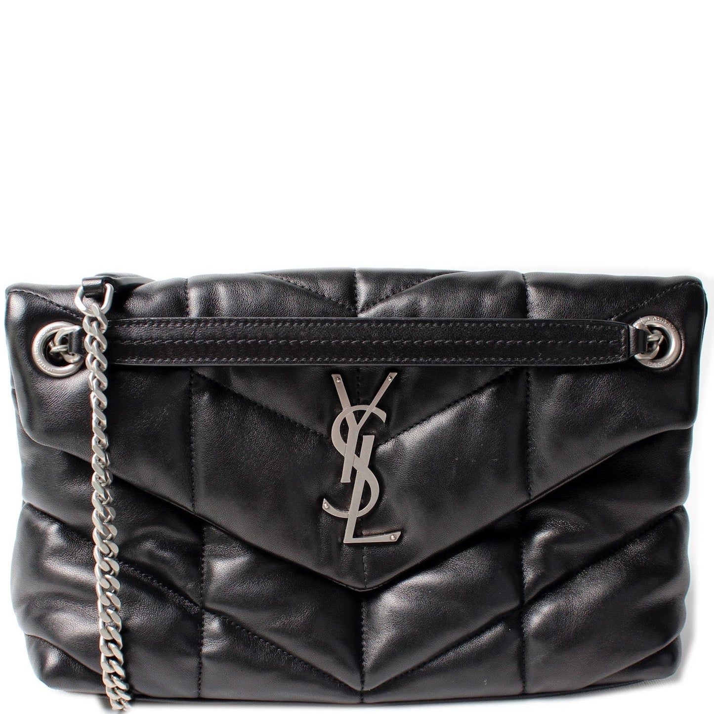 Saint Laurent Puffer Quilted Small Lambskin 577476 Bag