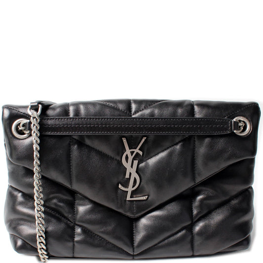 Saint Laurent Puffer Quilted Small Lambskin 577476 Bag