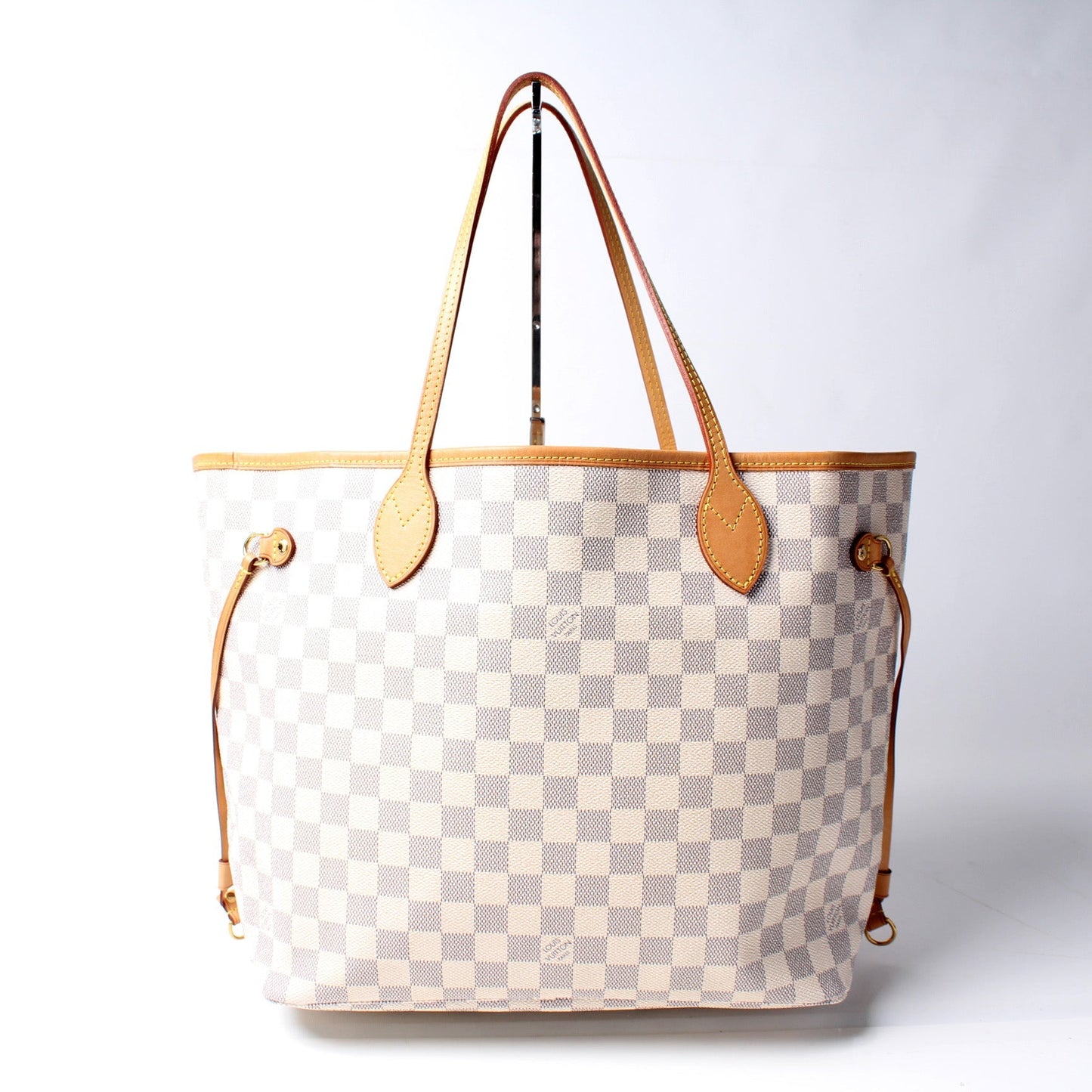 Louis Vuitton Neverfull MM W/ Wallet Damier Azur