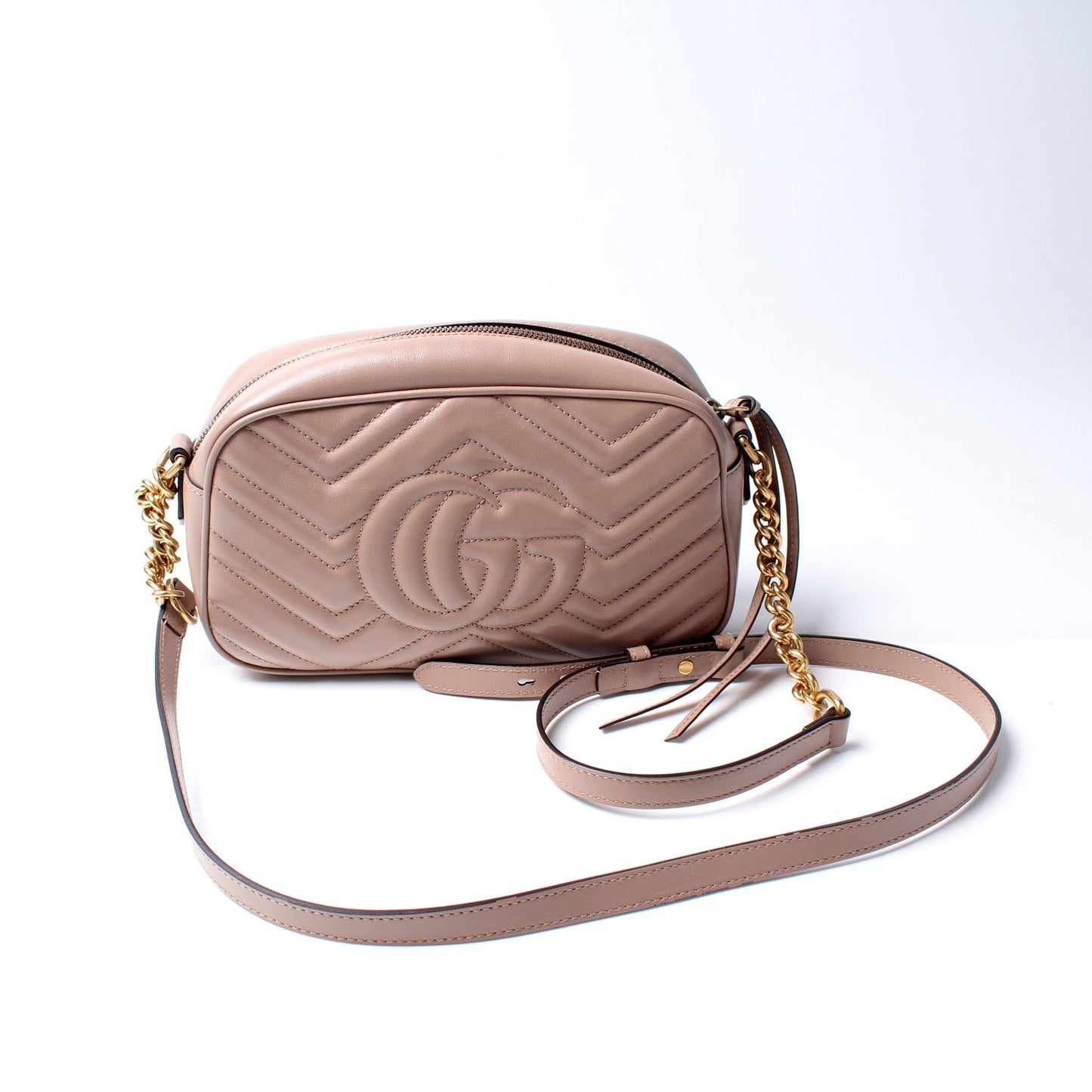 Gucci 447632 Marmont Small Leather Camera Bag
