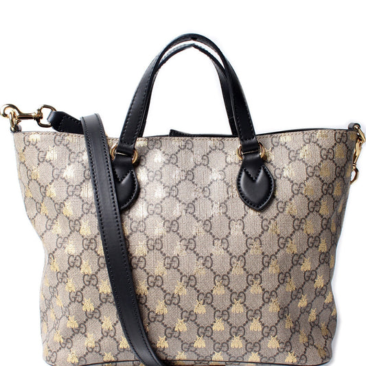 Gucci 473887 GG Supreme Small Tote Bag