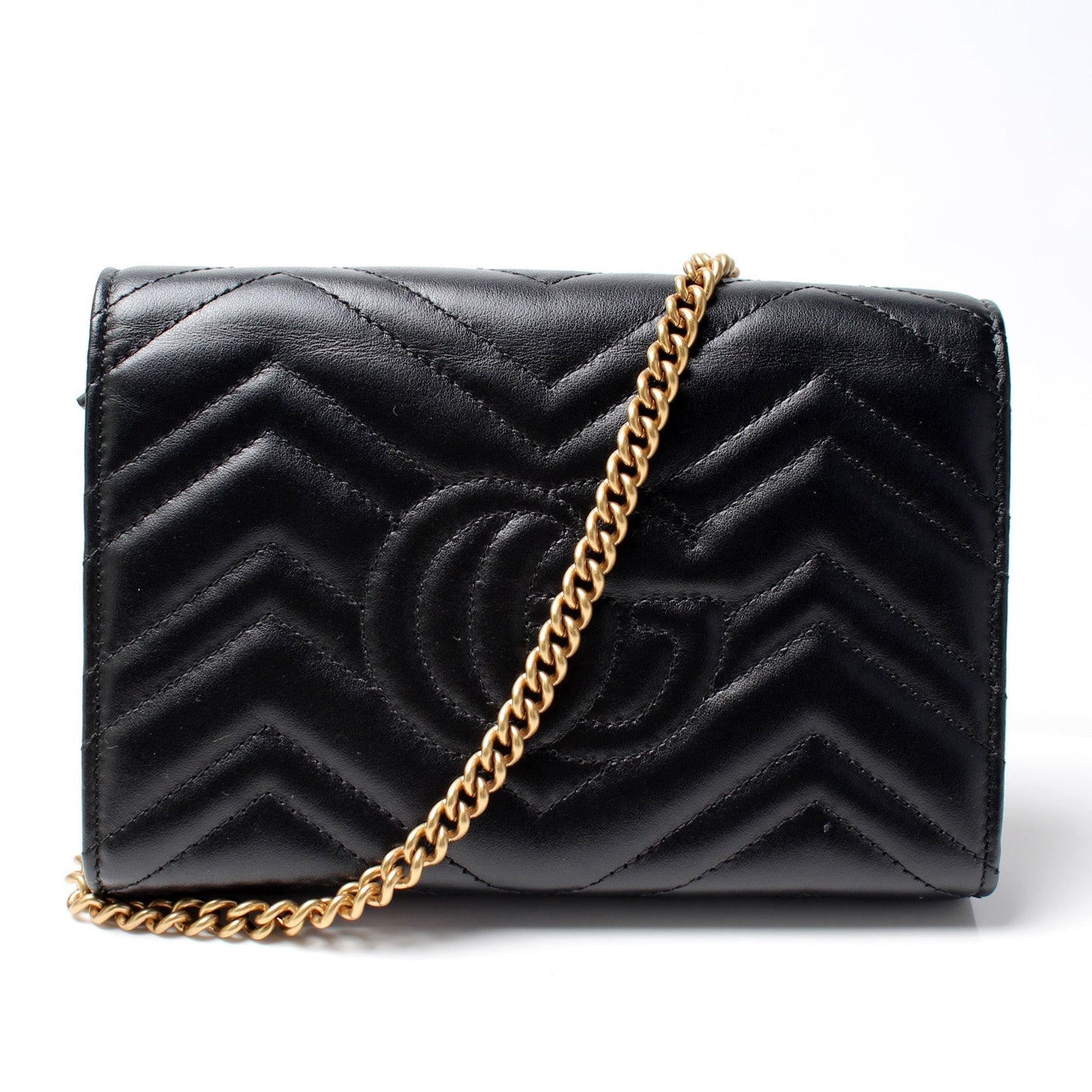 Gucci 474575 Marmont Chain Wallet Bag