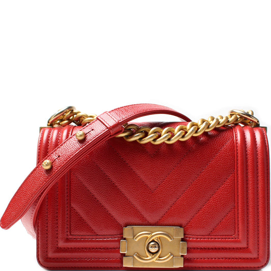 Chanel Boy Flap Small Caviar 25M Bag