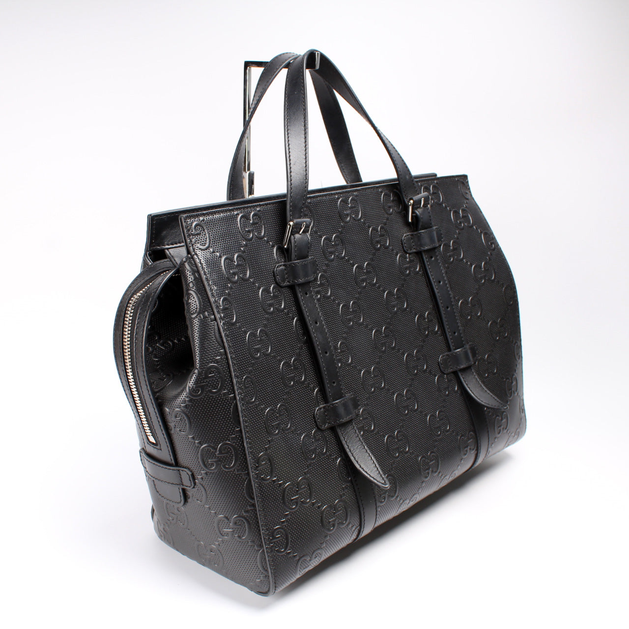 Gucci 625774 GG Debossed Tote Bag