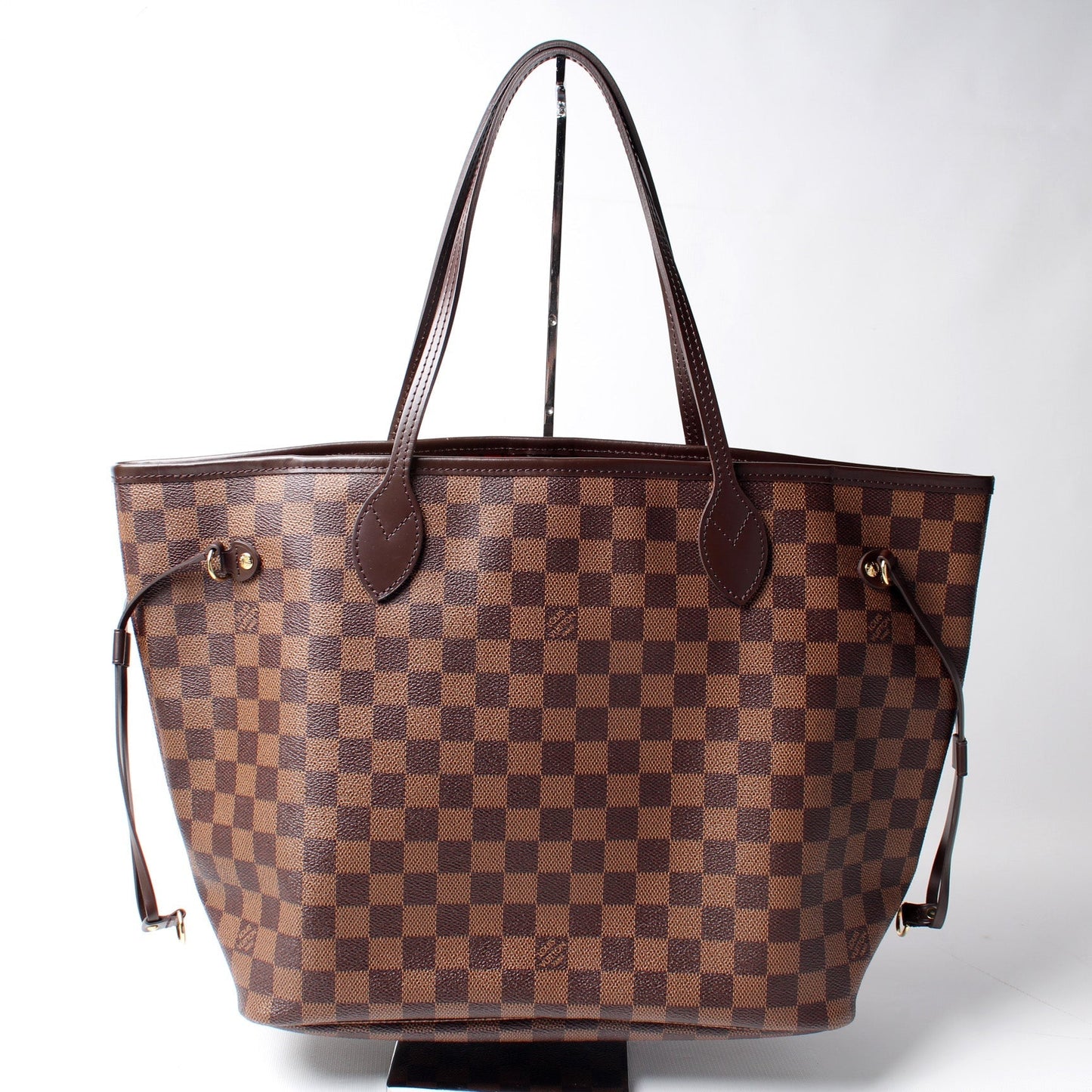 Louis Vuitton Neverfull MM W/ Wallet Damier Ebene