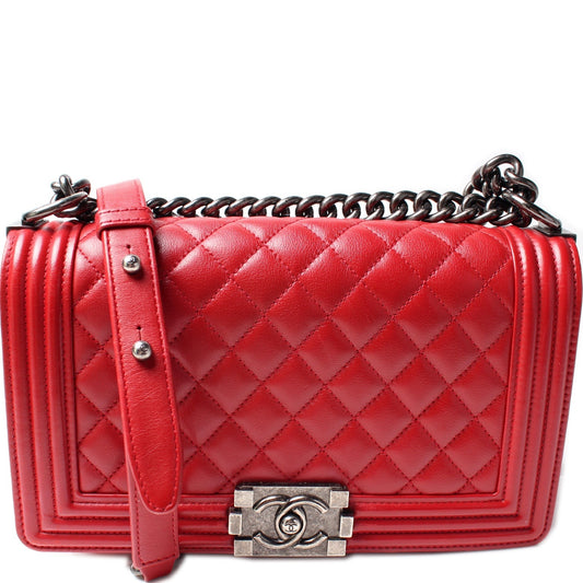 Chanel Boy Flap Medium Old Lambskin 20M Bag