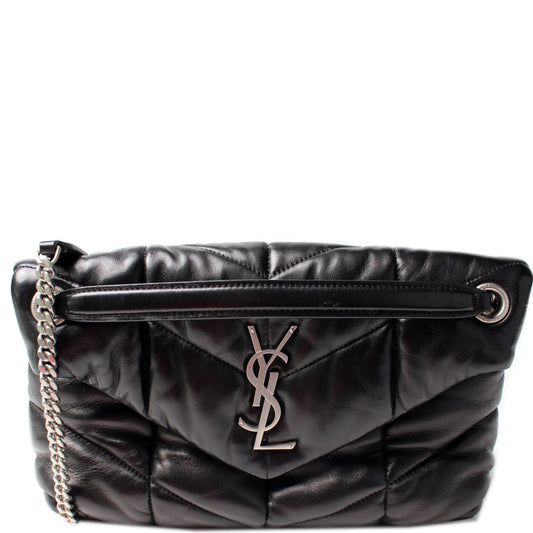 Saint Laurent Puffer Quilted Small Lambskin 577476 Bag