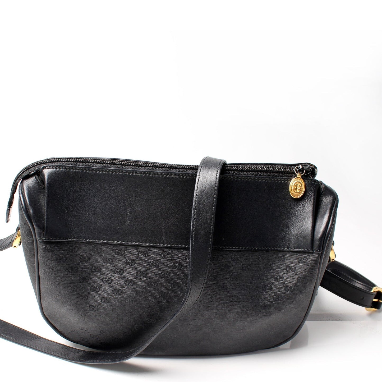 Gucci 001.115.5918 Vintage Micro GG Canvas Bag