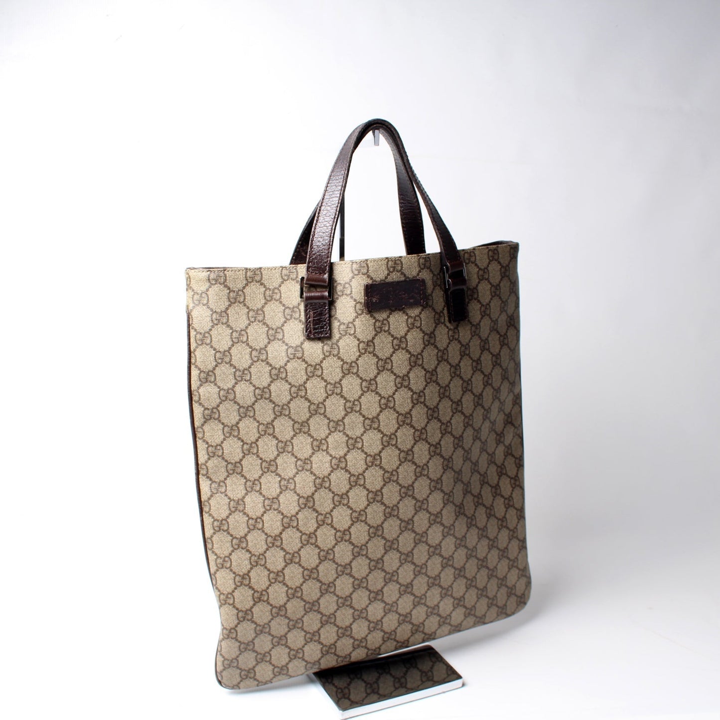 Gucci 131258 GG Supreme Flat Tote Bag