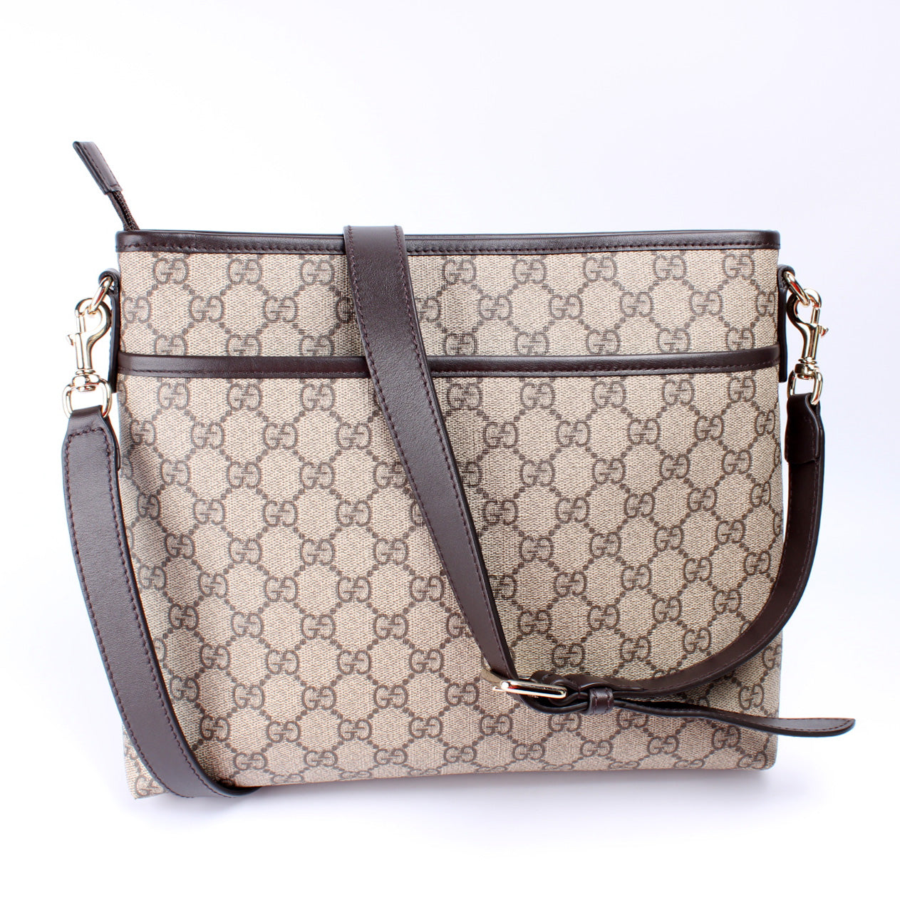 Gucci 388924 GG Supreme Crossbody Bag