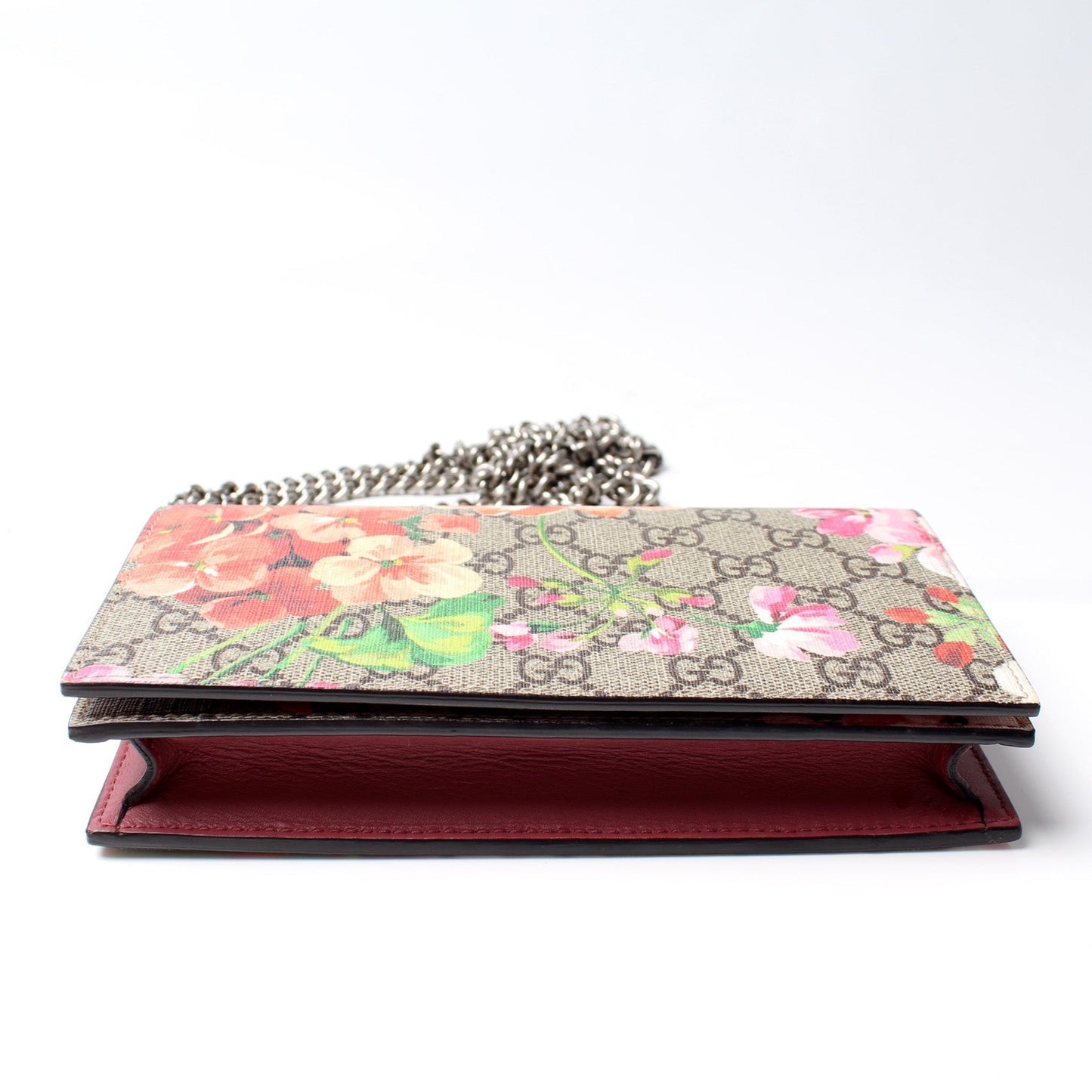 Gucci 402724 Blooms Chain Wallet Bag