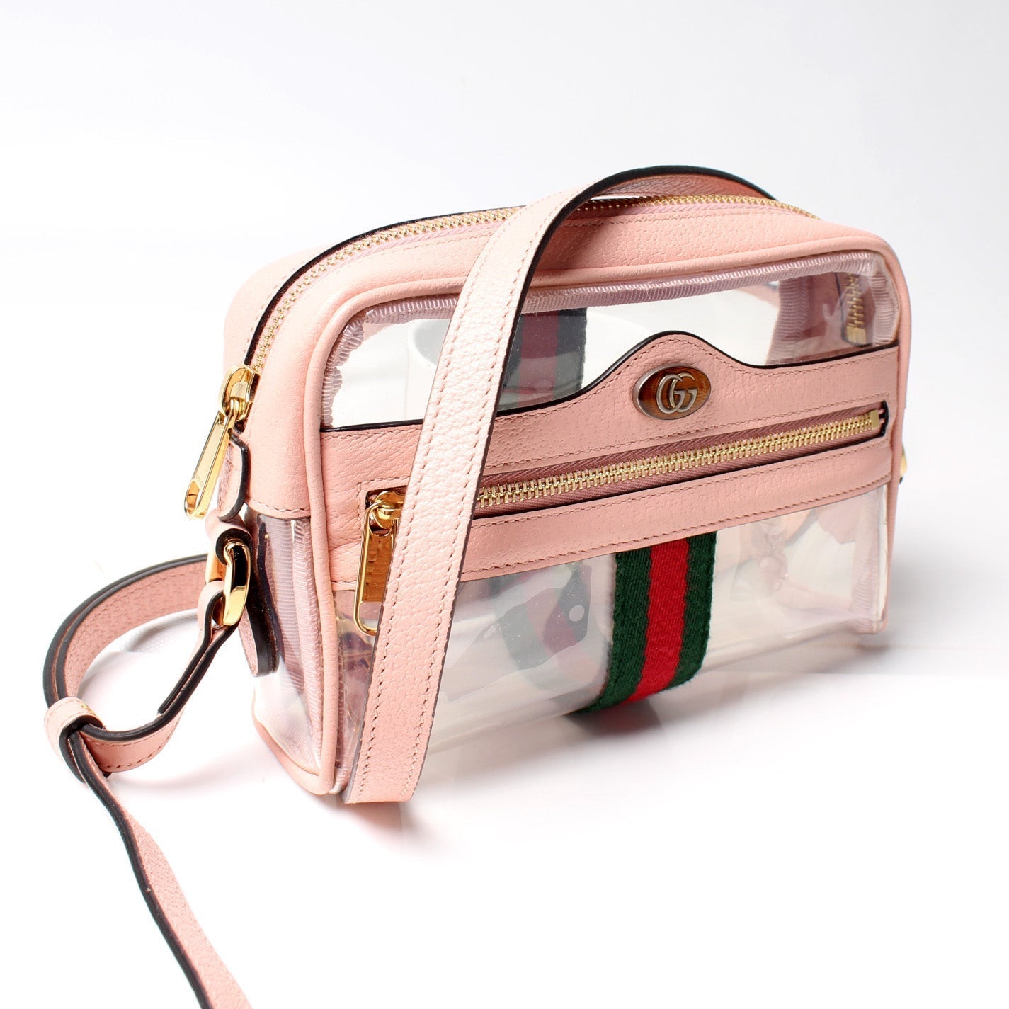 Gucci 517350 GG Transparent Mini Ophidia Bag