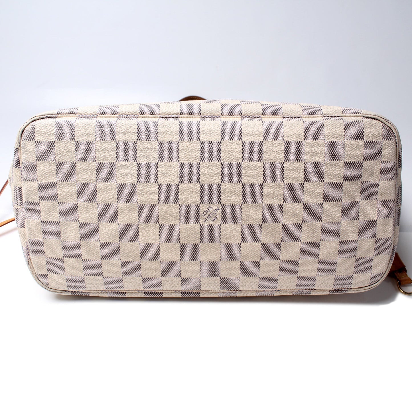 Louis Vuitton Neverfull MM W/Wallet Damier Azur
