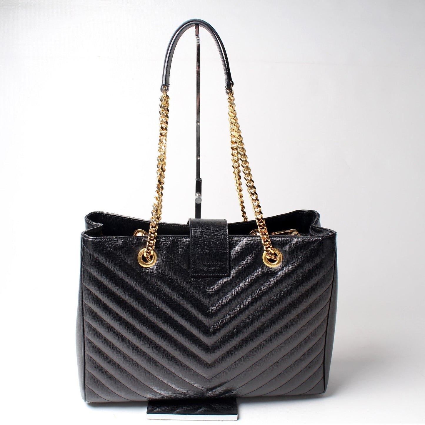 Saint Laurent Grain De Poudre Shopping Tote Bag