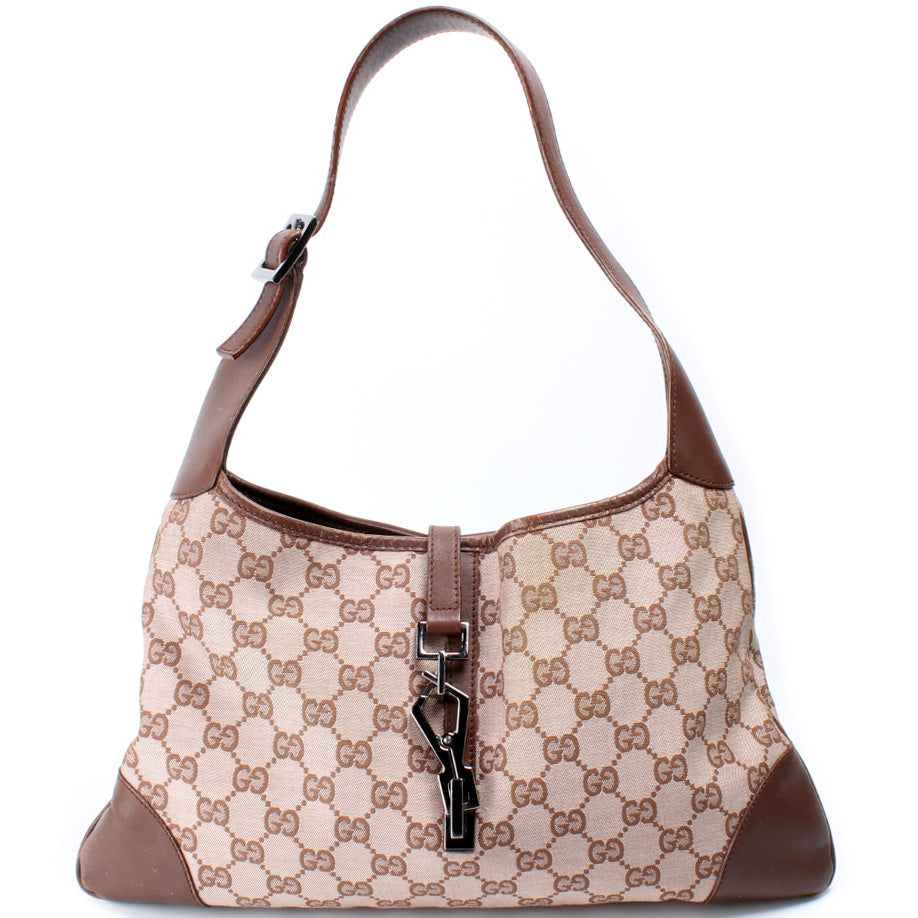 Gucci 001.4057 GG Canvas Hobo Small Bag