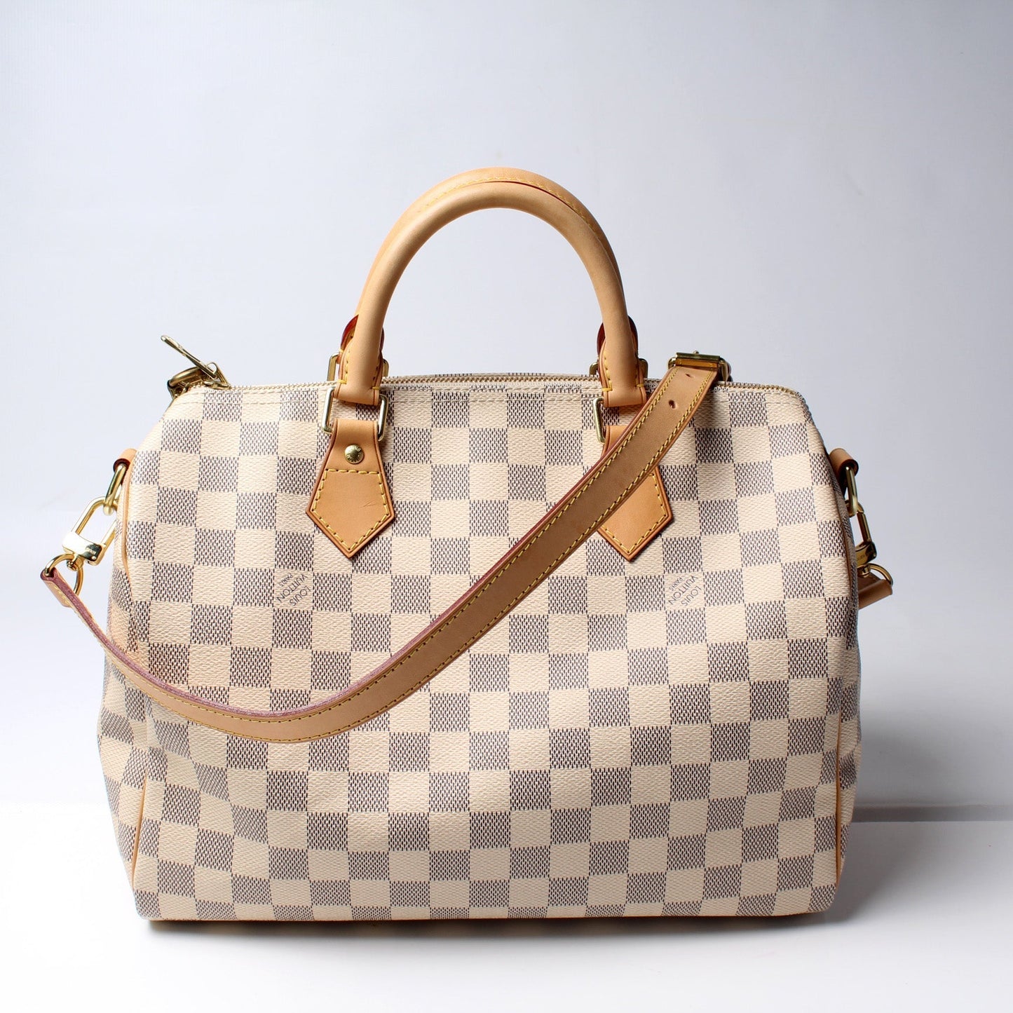 Louis Vuitton Speedy 30 Bandouliere Damier Azur